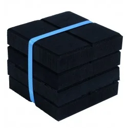 Support anti-vibrations recyclé 150x150x25 mm