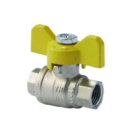 Robinet gaz papillon 1/4'