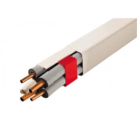 Goulottes 80 mm longueur 2m blanc pur Goulottes 80 mm longueur 2m blanc pur