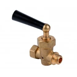 Robinet 2 voies Raccord 1/4 Gaz PN25