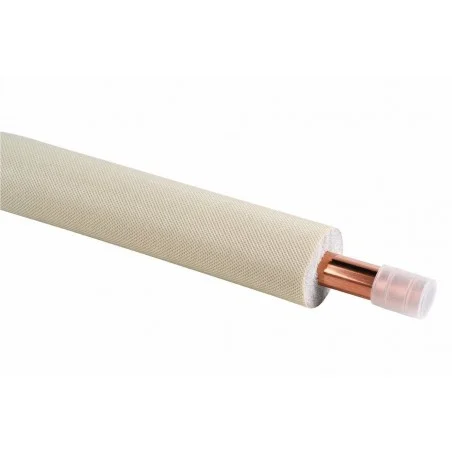Tube cuivre simple pré-isolé M1 3/4