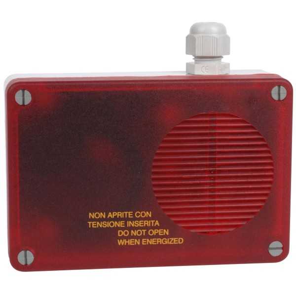 Alarme sonore avec flash 24V