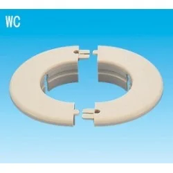 Bride passage de mur D.62 blanc WC-65-W