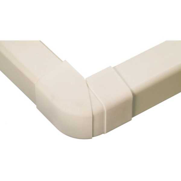 Extérieurs d\'angle 70-120° 80 mm blanc pur