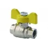 Robinet gaz papillon 3/8'