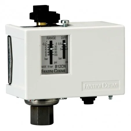 Pressostat de réglage B12CN4 -0,2-8 bar