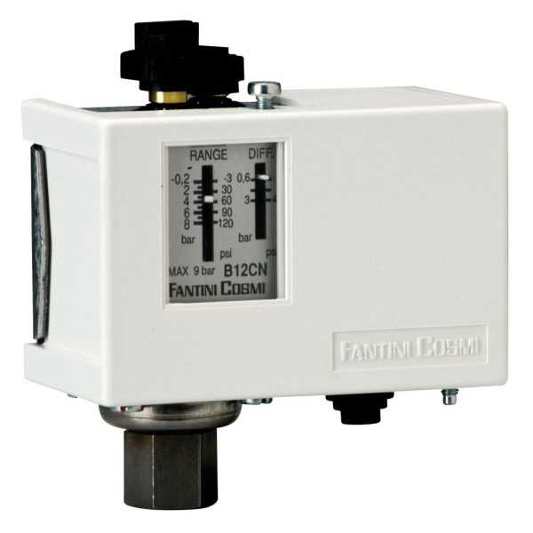Pressostat de réglage B12CRNY -0,2-8 bar