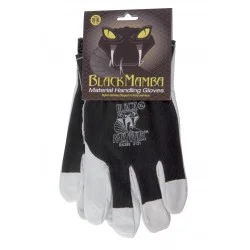 Paire gants cuir/coton XL