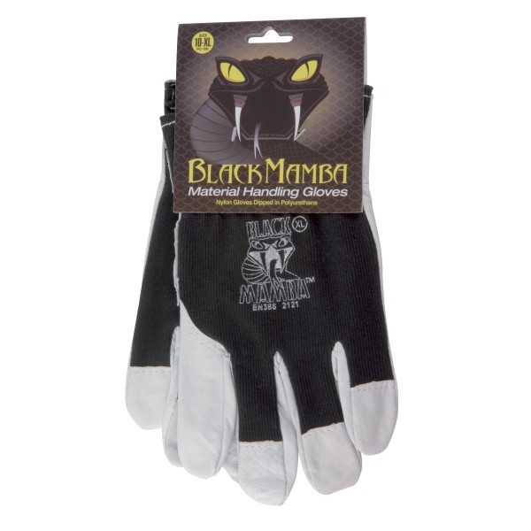 Paire gants cuir/coton XL