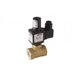 Electrovanne gaz à réarmement manuel NO Aluminium 3/4\' 600mBar