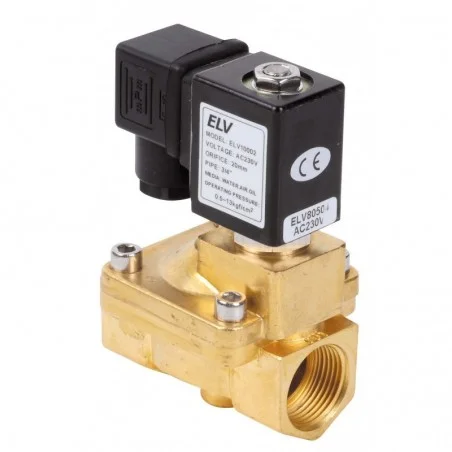 Electrovanne bronze 1''1/2 NF action indirecte
