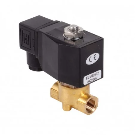 Electrovanne bronze 1''1/4 NF action directe