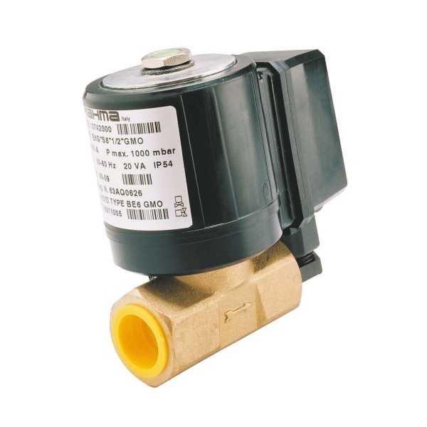 Vanne gaz E6/G S8GMO 3/8F 220V 1 bar