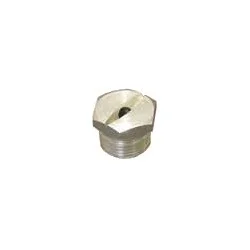 Buse jet plat type MC3E 1/4M indice 20 angle 80° inox