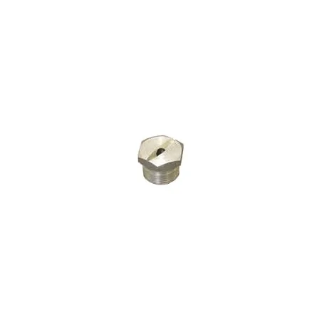 Buse jet plat type MC3E 1/4M indice 20 angle 80° inox