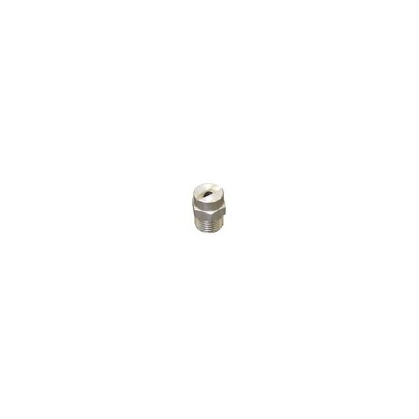 Buse jet plat type C3E 1/4\'M indice 08 angle 40° inox