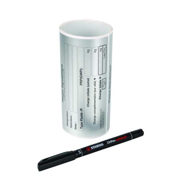 Rouleau de 50 étiquettes signalétique 70 x 130 mm