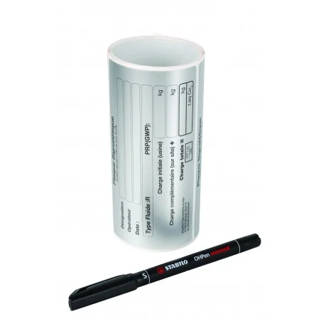Rouleau de 50 étiquettes signalétique 70 x 130 mm Rouleau de 50 étiquettes signalétique 70 x 130 mm