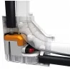 Kit pompe goulotte Sauermann Delta Pack 80x60 RAL9003 (blanc)