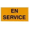 Etiquette EN SERVICE