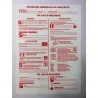 Etiquette CONSIGNE D'INCENDIE
