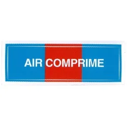 Etiquette air comprimé
