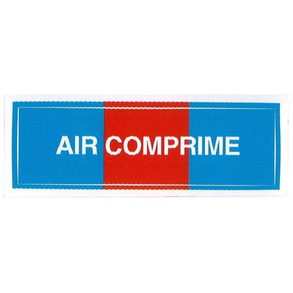 Etiquette air comprimé