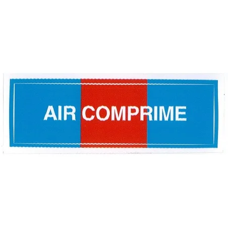 Etiquette air comprimé