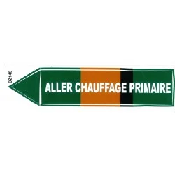 Etiquette aller chauffage primaire