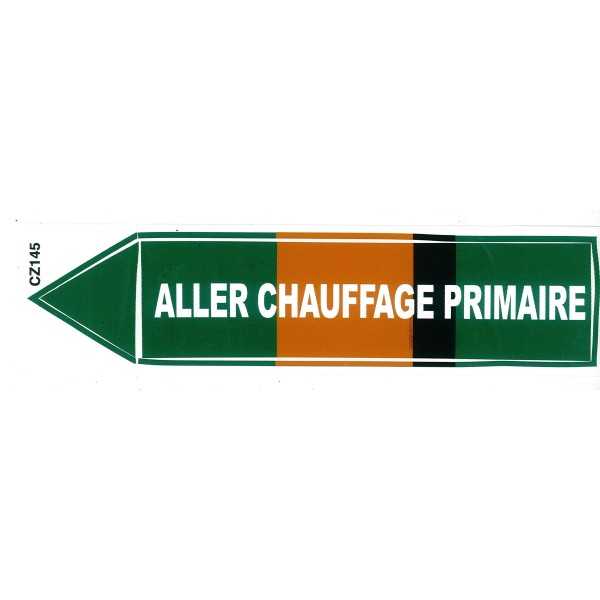 Etiquette aller chauffage primaire