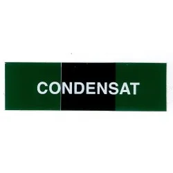 Etiquette condensat