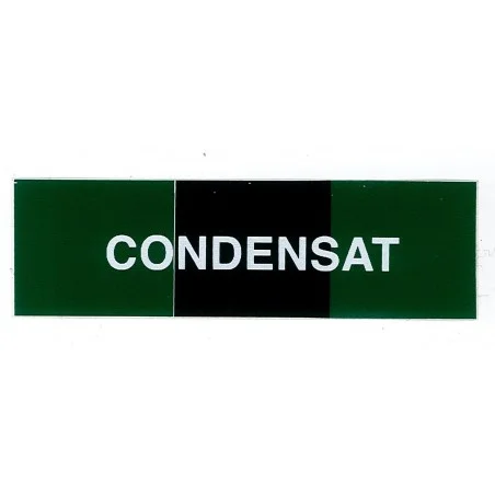 Etiquette condensat