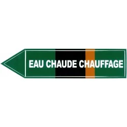 Etiquette eau chaude chauffage