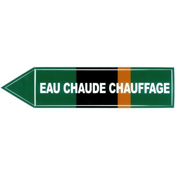 Etiquette eau chaude chauffage