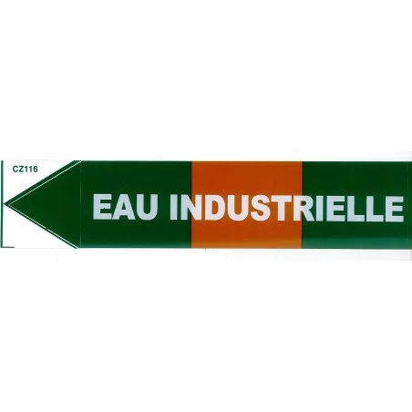 Etiquette eau industrielle