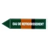 Etiquette eau de refroidissement