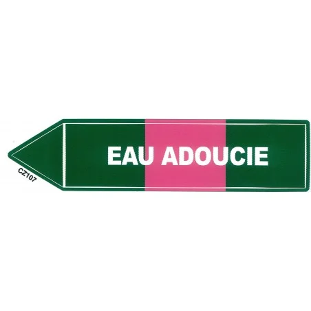 Etiquette eau adoucie