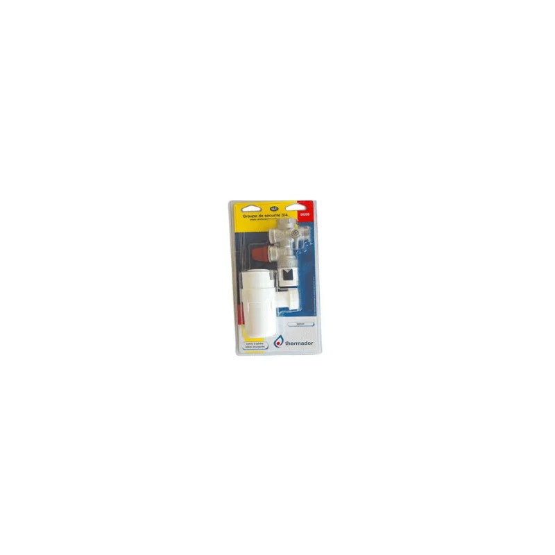 Groupe de sécurité et siphon 3/4"