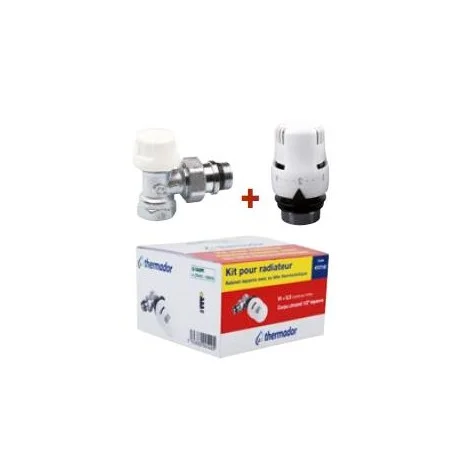 Kit équerre inversé deux pièces pour radiateur 1/2" Kit équerre inversé deux pièces pour radiateur 1/2"