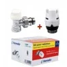 Kit équerre inversé deux pièces pour radiateur 1/2"