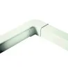Coude plat 90° 80 mm