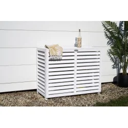 Cache climatisation Composite couleur blanc L 982x462x787