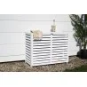 Cache climatisation Composite couleur blanc L 982x462x787 Cache climatisation Composite couleur blanc L 982x462x787