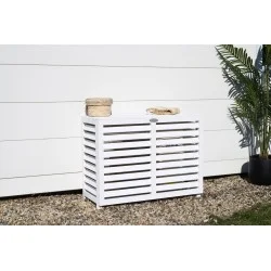 Cache climatisation Composite blanc M 882x386x676mm