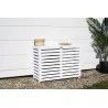 Cache climatisation Composite blanc M 882x386x676mm Cache climatisation Composite blanc M 882x386x676mm