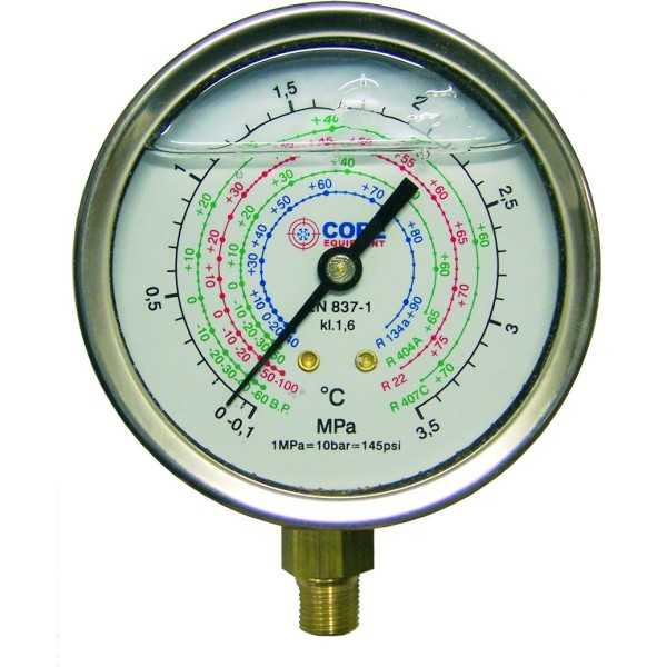 Mano gly inox R407 HP 07002030