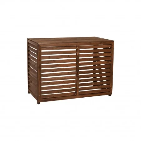 Cache climatisation bois traité taille M - 950x500x700mm