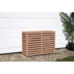 Cache climatisation composite couleur Teck taille M 882x386x676