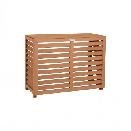 Cache climatisation composite couleur Teck taille M 882x386x676 Cache climatisation composite couleur Teck taille M 882x386x676
