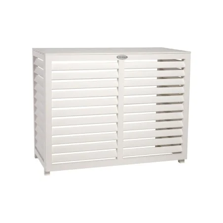Cache climatisation en composite blanc taille L complet Cache climatisation en composite blanc taille L complet